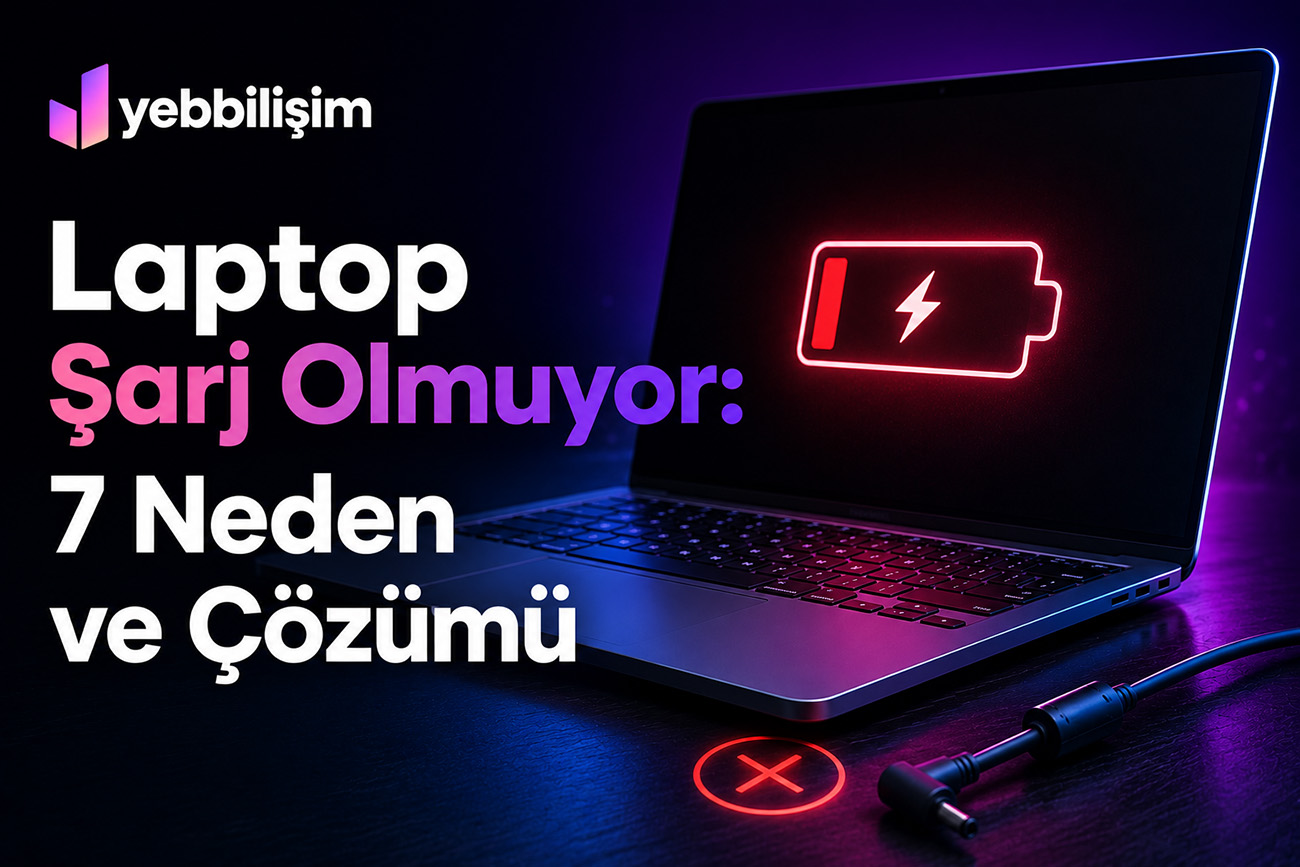 Laptop Şarj Olmuyor: 7 Neden ve Çözümü
