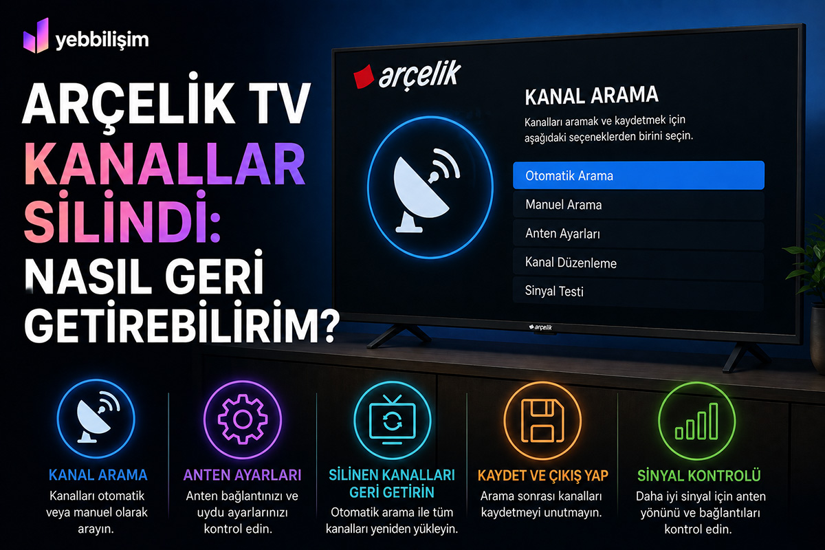 Arçelik TV Kanallar Silindi: Nasıl Geri Getirebilirim?