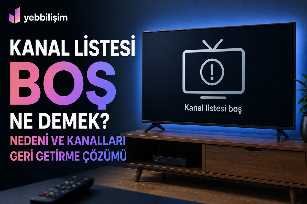 Kanal Listesi Boş Ne Demek? Nedeni ve Kanalları Geri Getirme Çözümü