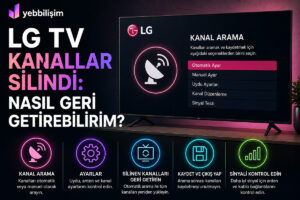 LG TV Kanallar Silindi: Nasıl Geri Getirebilirim?