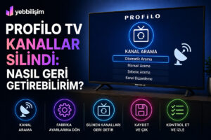 Profilo TV Kanallar Silindi: Nasıl Geri Getirebilirim?