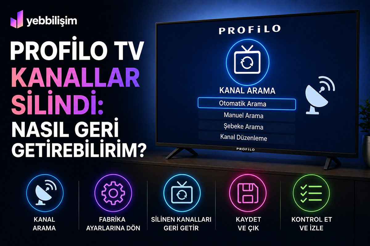 Profilo TV Kanallar Silindi: Nasıl Geri Getirebilirim?