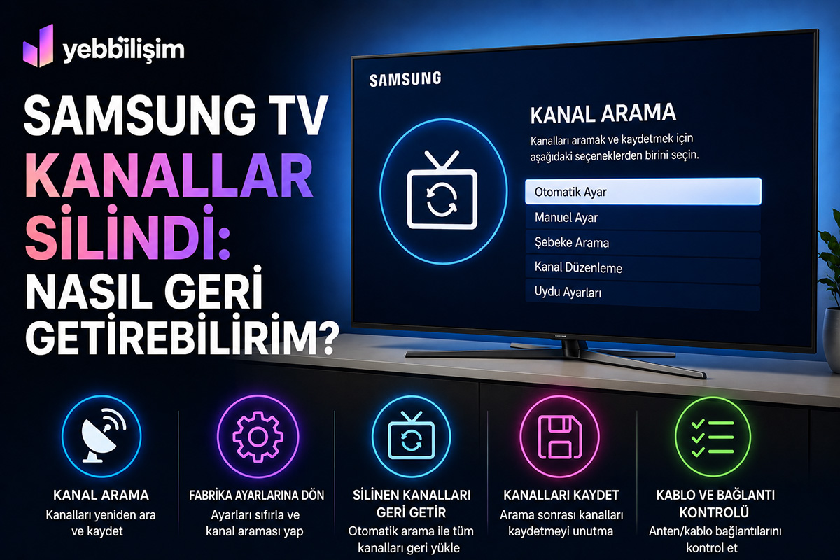 Samsung TV Kanallar Silindi: Nasıl Geri Getirebilirim?