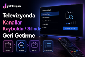 Televizyonda Kanallar Kayboldu / Silindi: Geri Getirme Rehberi