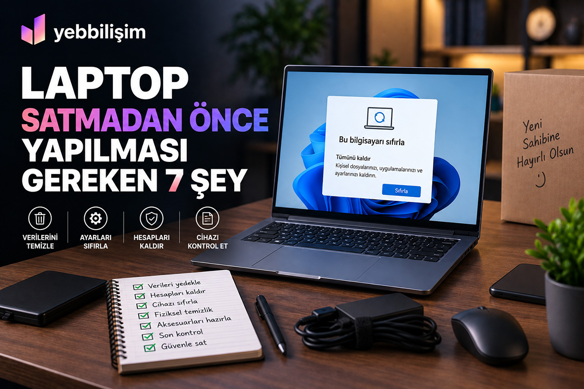 Laptop Satmadan Önce Yapılması Gereken 7 Şey